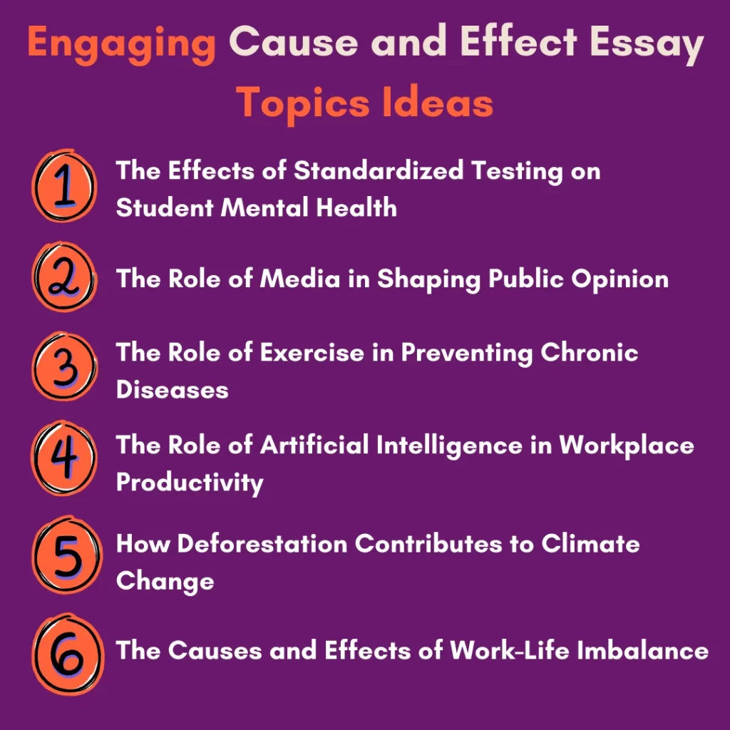 Engaging Cause and Effect Essay Topics